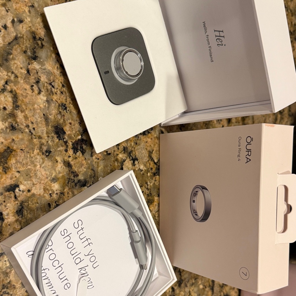 Oura Ring in Elegant Silver